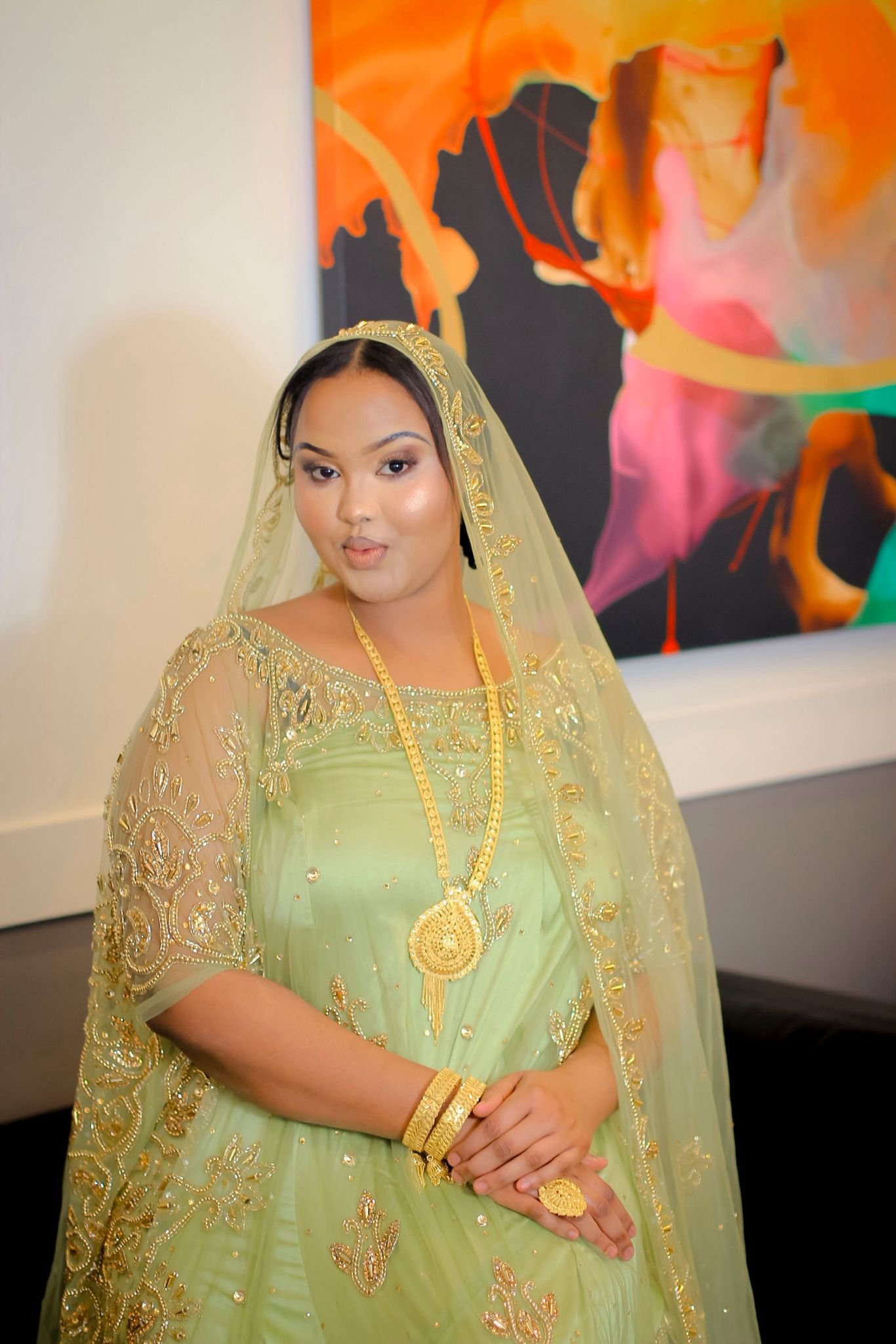 Mint Green Royal Bridal Dirac Rental